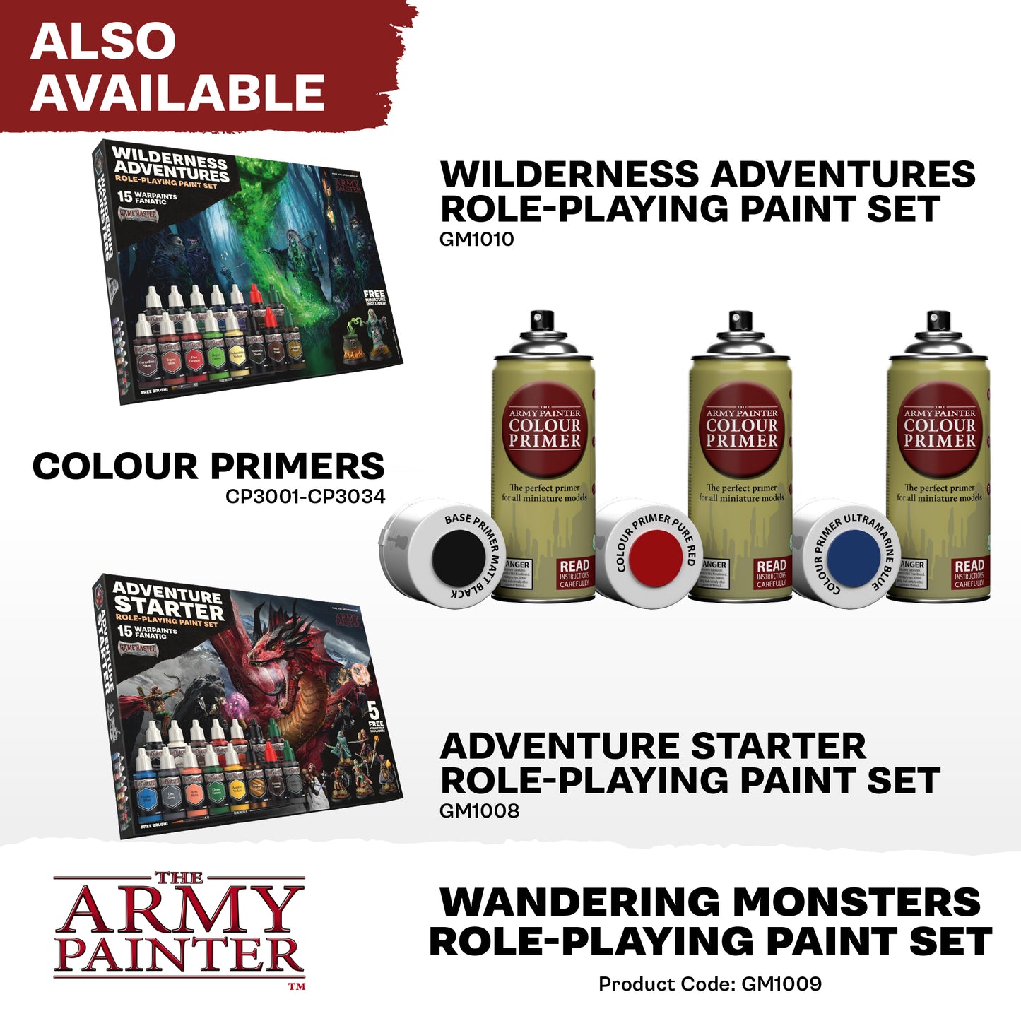 The Army Painter - Wandering Monsters Role Playing Paint Set