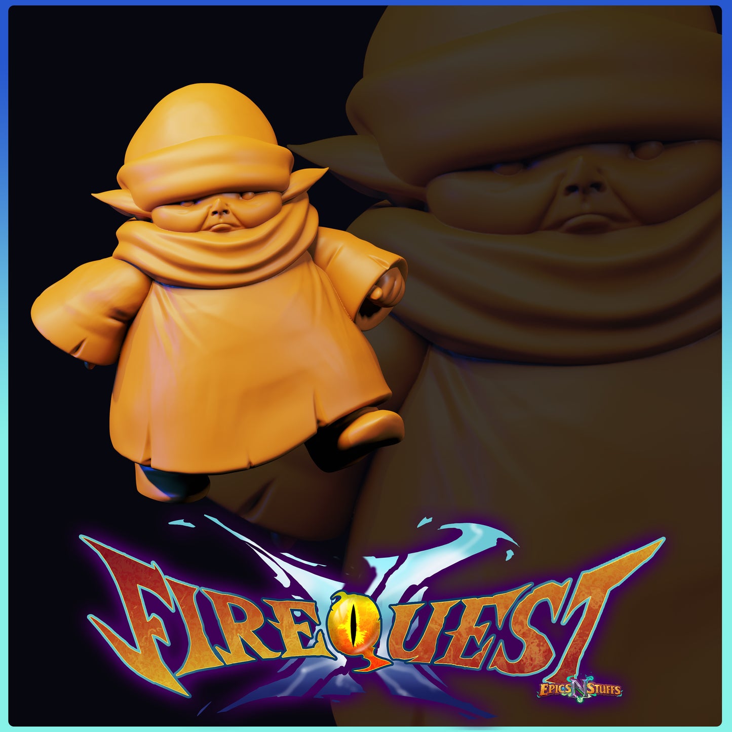 Golem Boy 2, Breath of Fire III, 3D Printed Resin Miniature