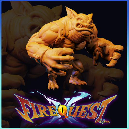 Goremu, Breath of Fire III, 3D Printed Resin Miniature