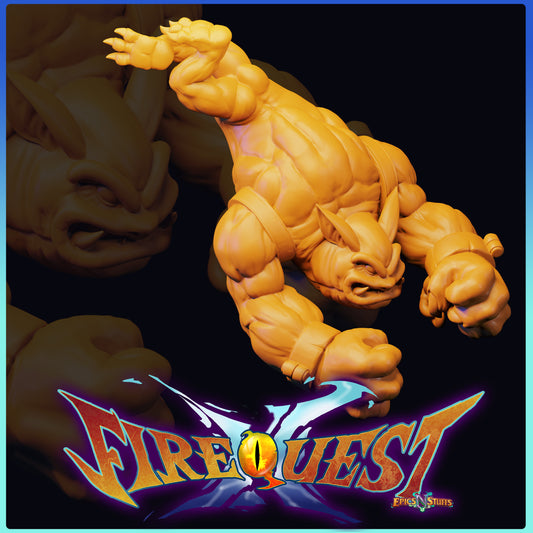 Goremu Variant, Breath of Fire III, 3D Printed Resin Miniature