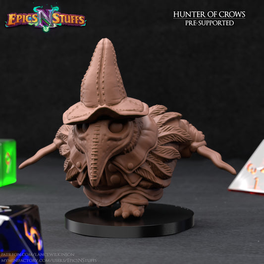 Hunter of Crows, 3D Printed Resin Miniature