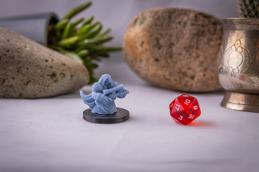 Dwarven Female Ranger, 3D Printed Resin Miniature