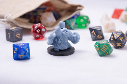 Dwarven Cleric, 3D Printed Resin Miniature