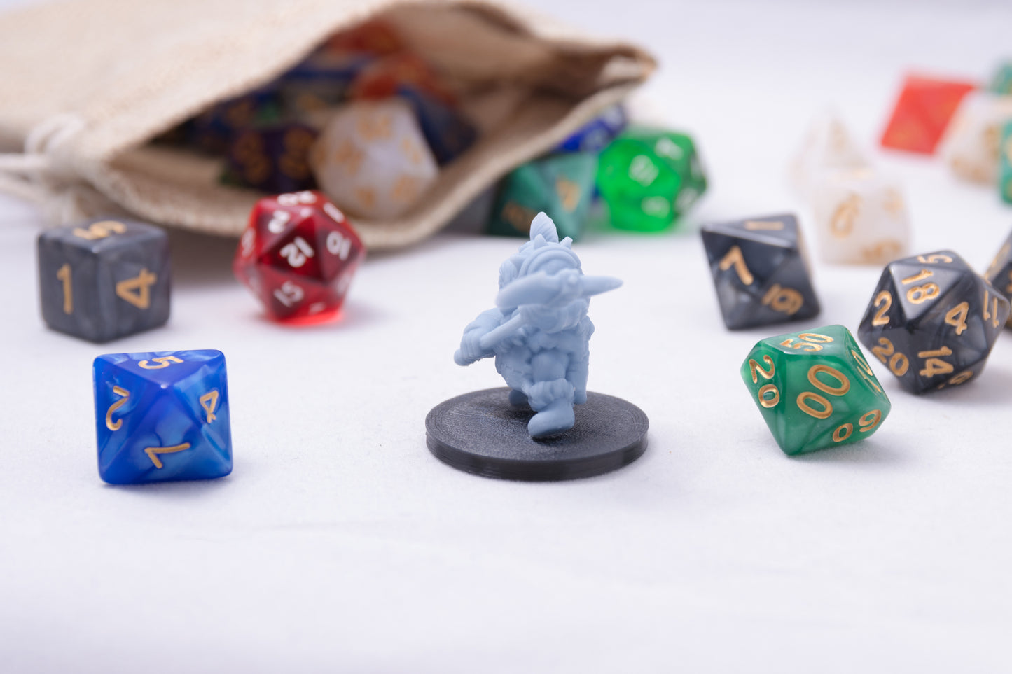 Dwarven Barbarian, 3D Printed Resin Miniature