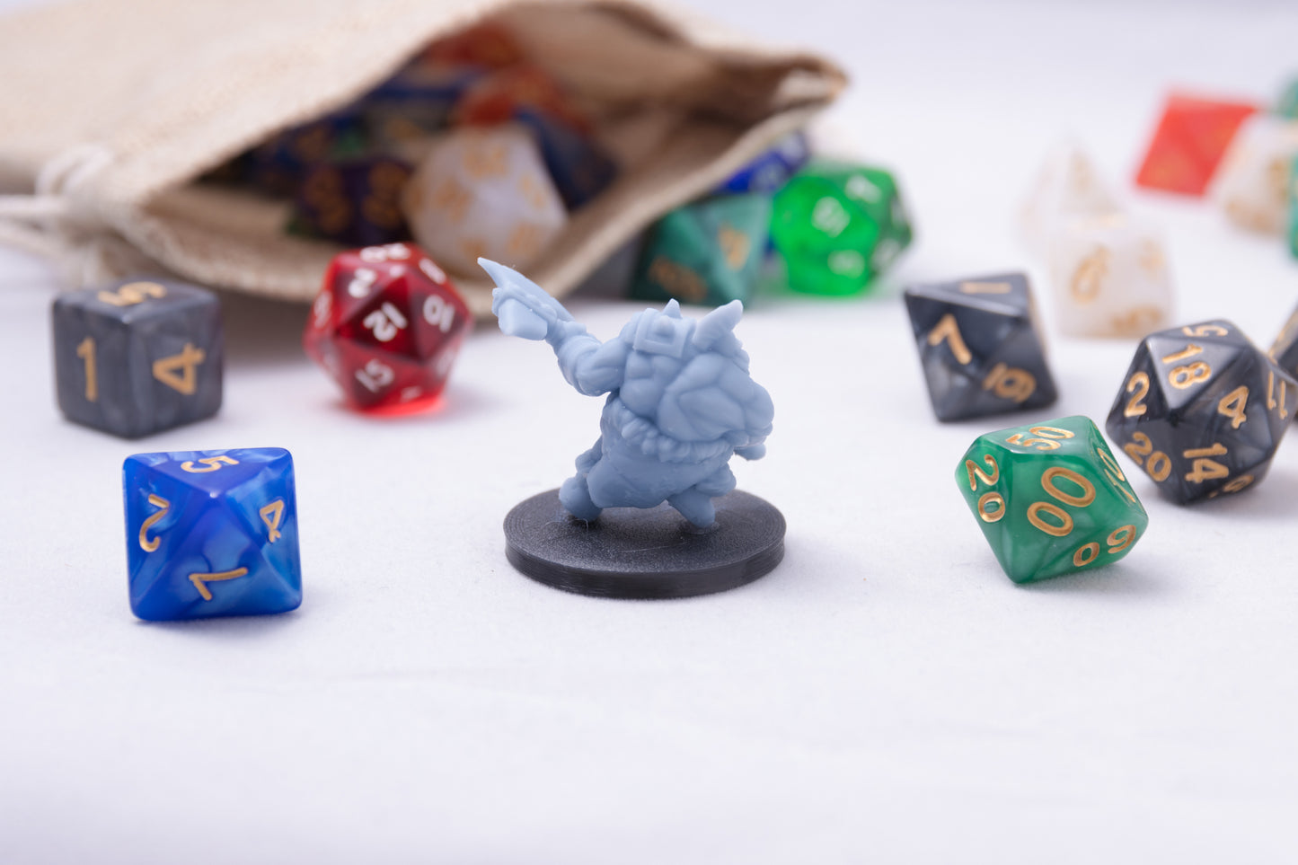 Dwarven Barbarian, 3D Printed Resin Miniature