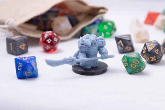 Dwarven Death Knight, 3D Printed Resin Miniature