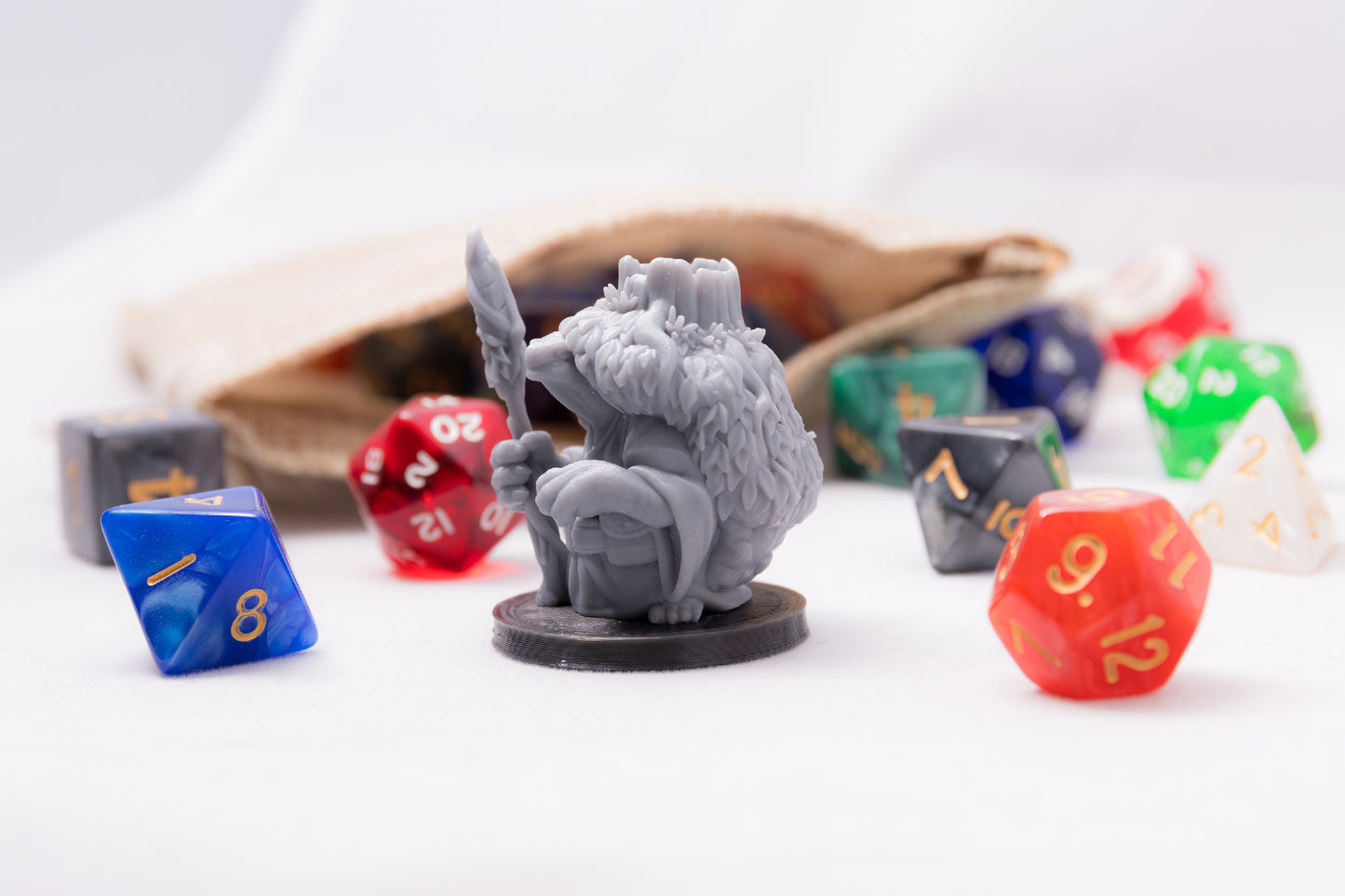 Tortle Druid, 3D Printed Resin Miniature