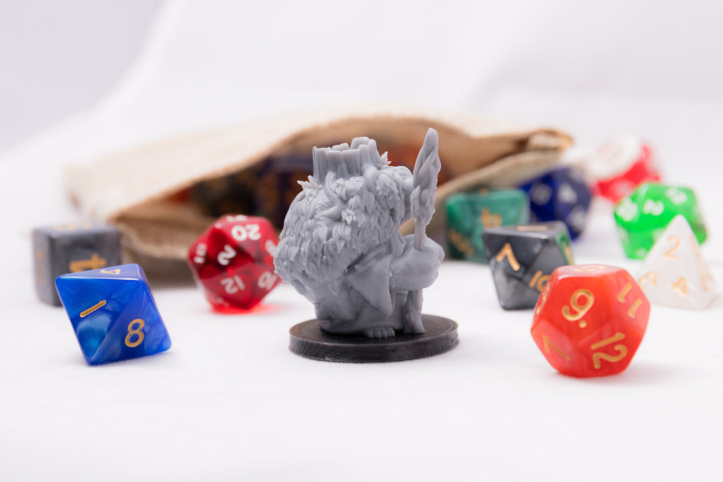 Tortle Druid, 3D Printed Resin Miniature