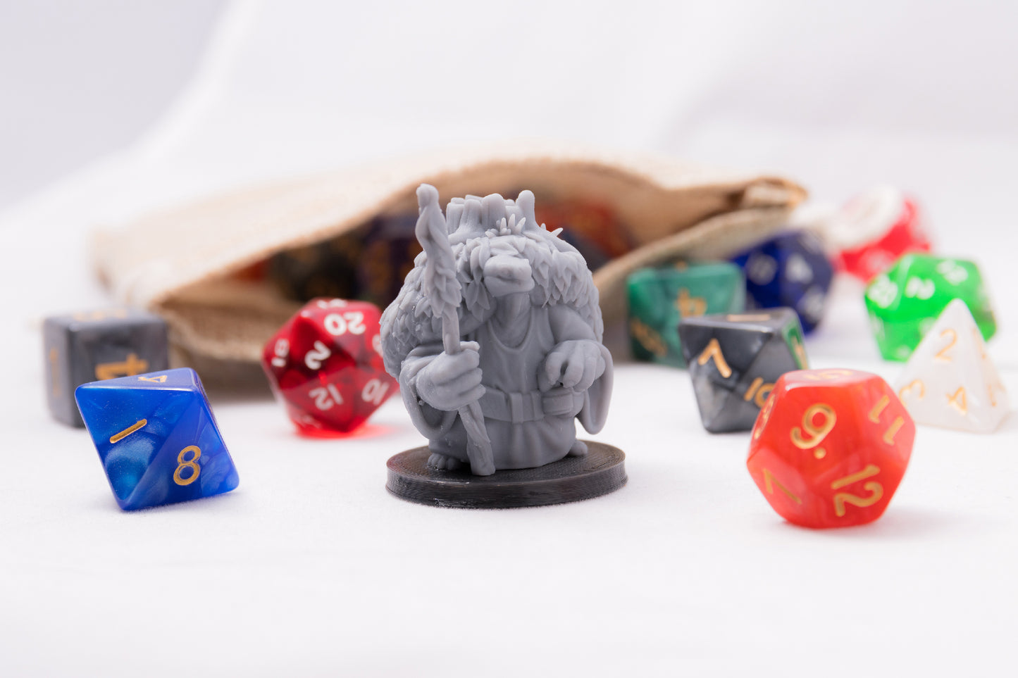 Tortle Druid, 3D Printed Resin Miniature