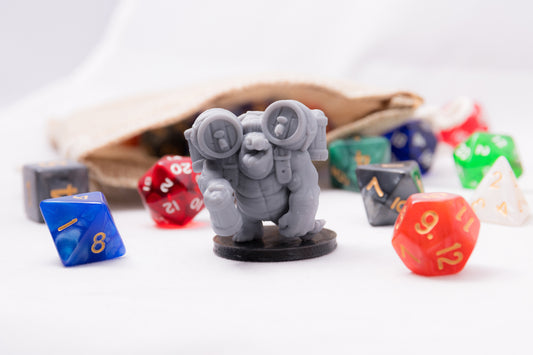Tortle Barkeep, 3D Printed Resin Miniature