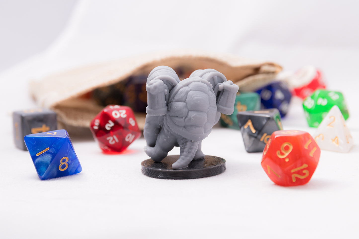 Tortle Barkeep, 3D Printed Resin Miniature