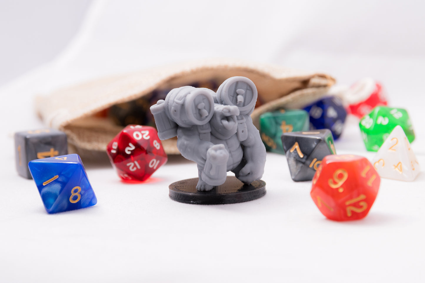 Tortle Barkeep, 3D Printed Resin Miniature