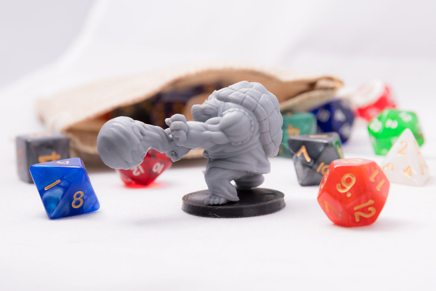 Master Monk Tortle, 3D Printed Resin Miniature