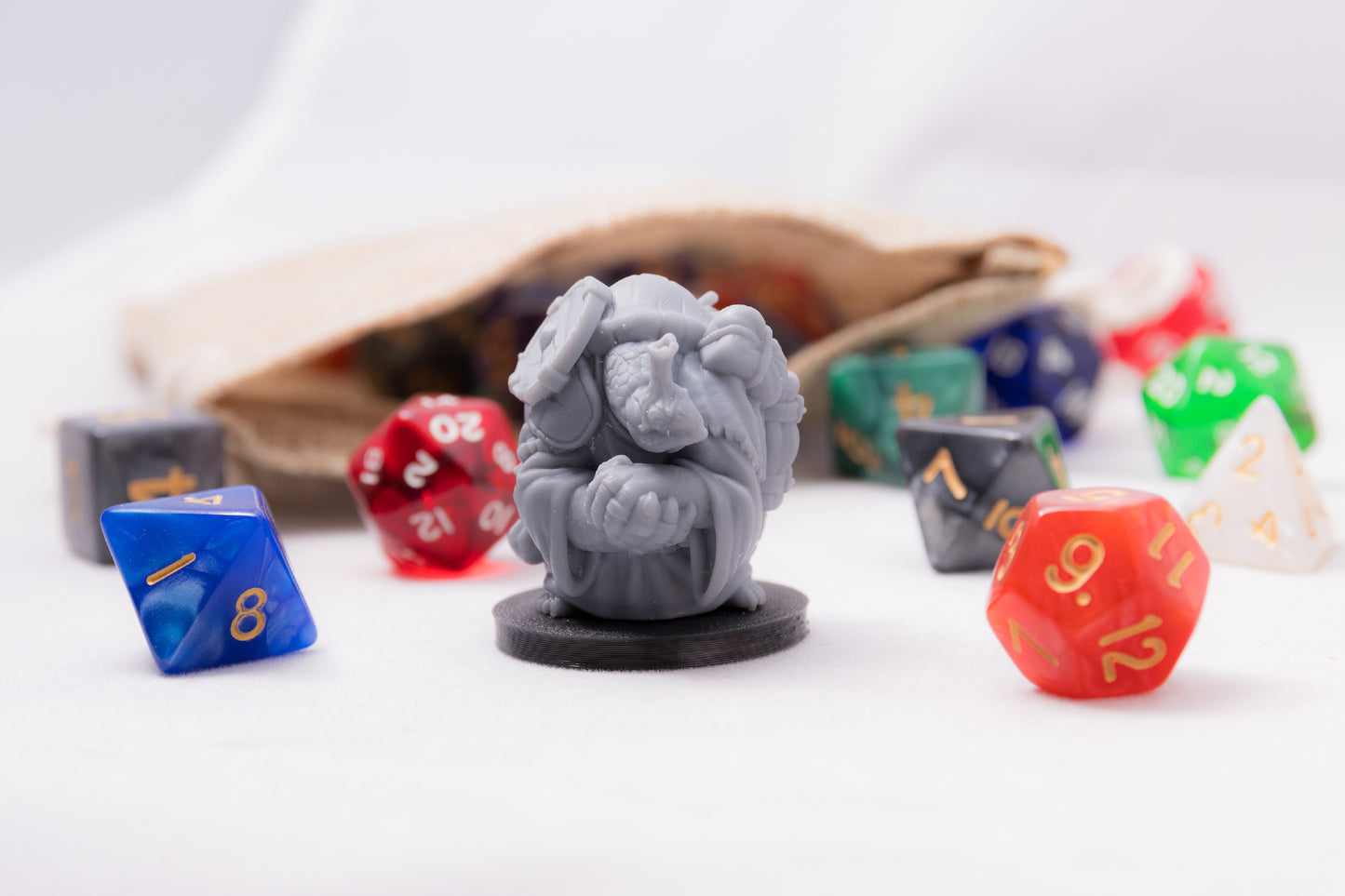 Tortle Merchant, 3D Printed Resin Miniature