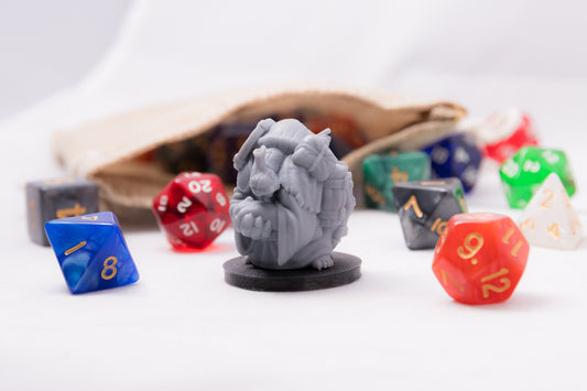 Tortle Merchant, 3D Printed Resin Miniature