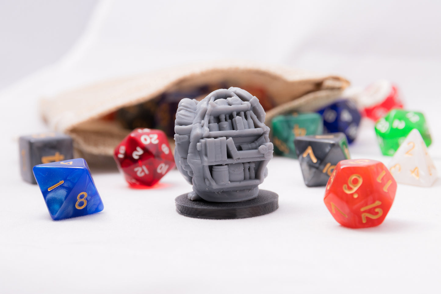 Tortle Merchant, 3D Printed Resin Miniature