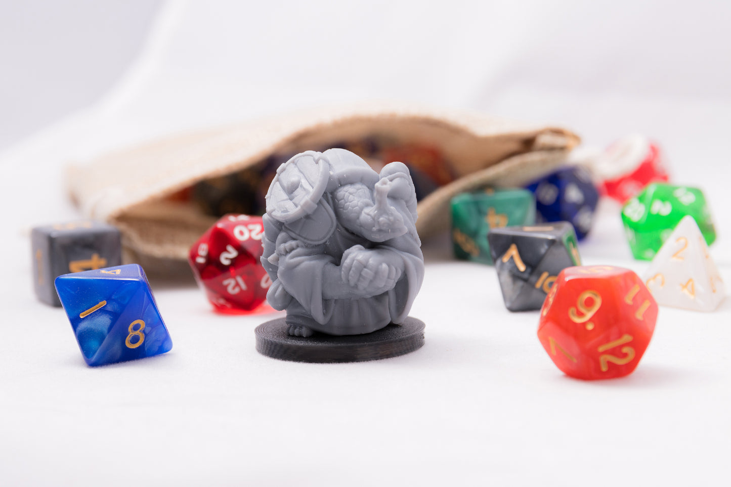 Tortle Merchant, 3D Printed Resin Miniature