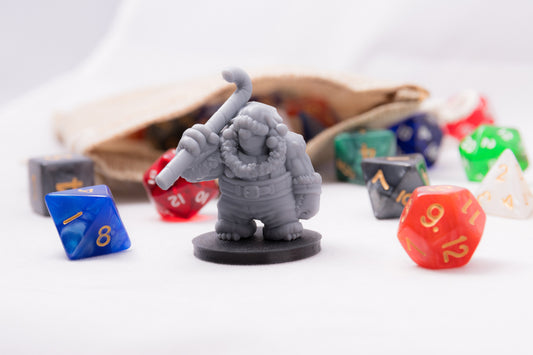 Festive Tortle, 3D Printed Resin Miniature