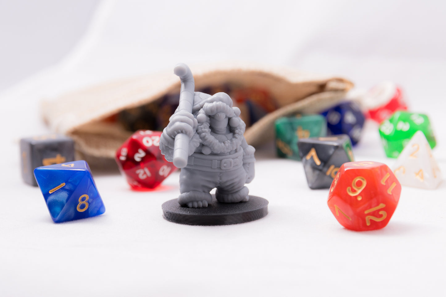 Festive Tortle, 3D Printed Resin Miniature