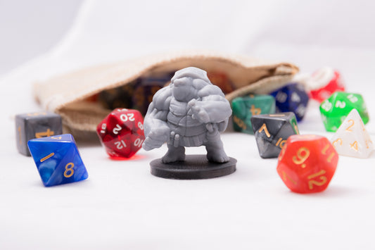 Tortle Brawler, 3D Printed Resin Miniature