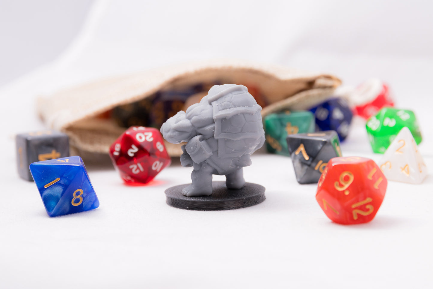 Tortle Brawler, 3D Printed Resin Miniature