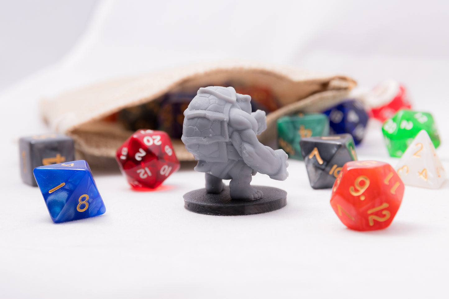 Tortle Brawler, 3D Printed Resin Miniature