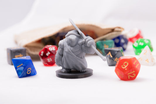 Tortle Peacekeeper Variant, 3D Printed Resin Miniature