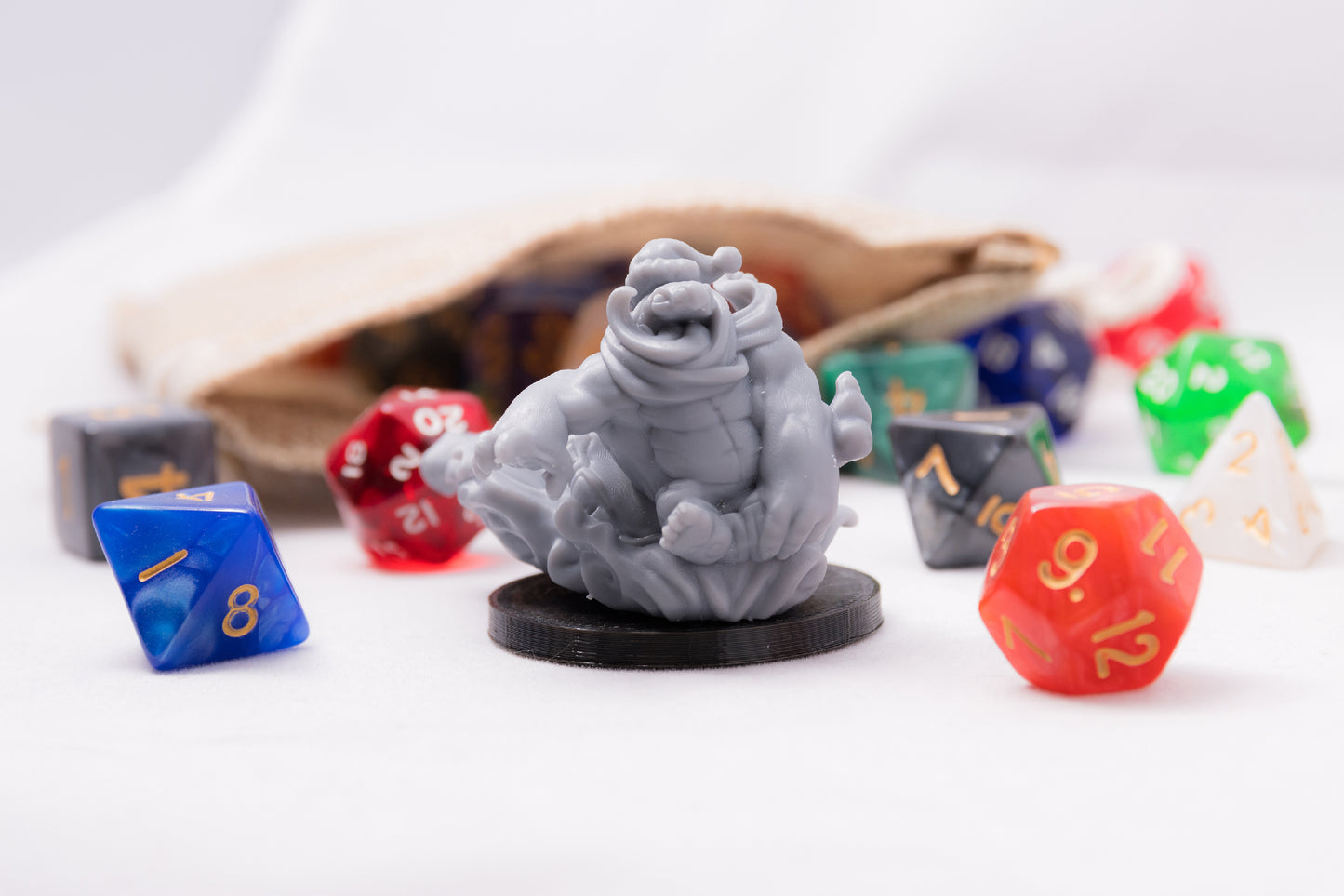Sleighing Tortle, 3D Printed Resin Miniature