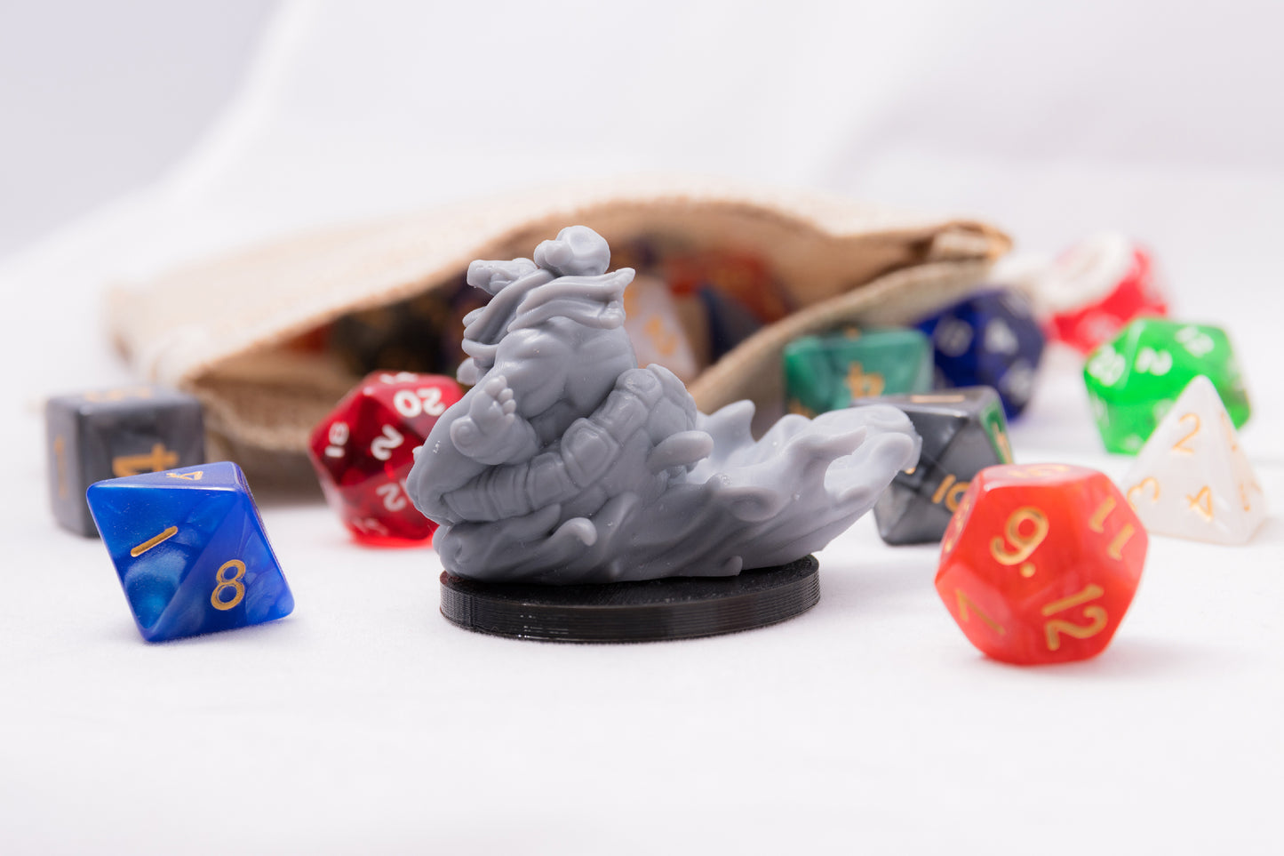 Sleighing Tortle, 3D Printed Resin Miniature