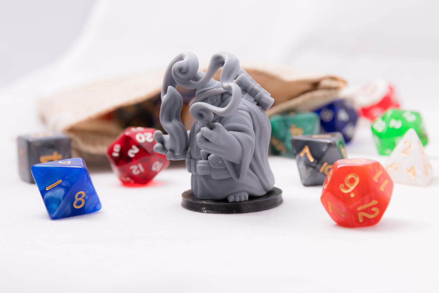Tortle Sorcerer, 3D Printed Resin Miniature