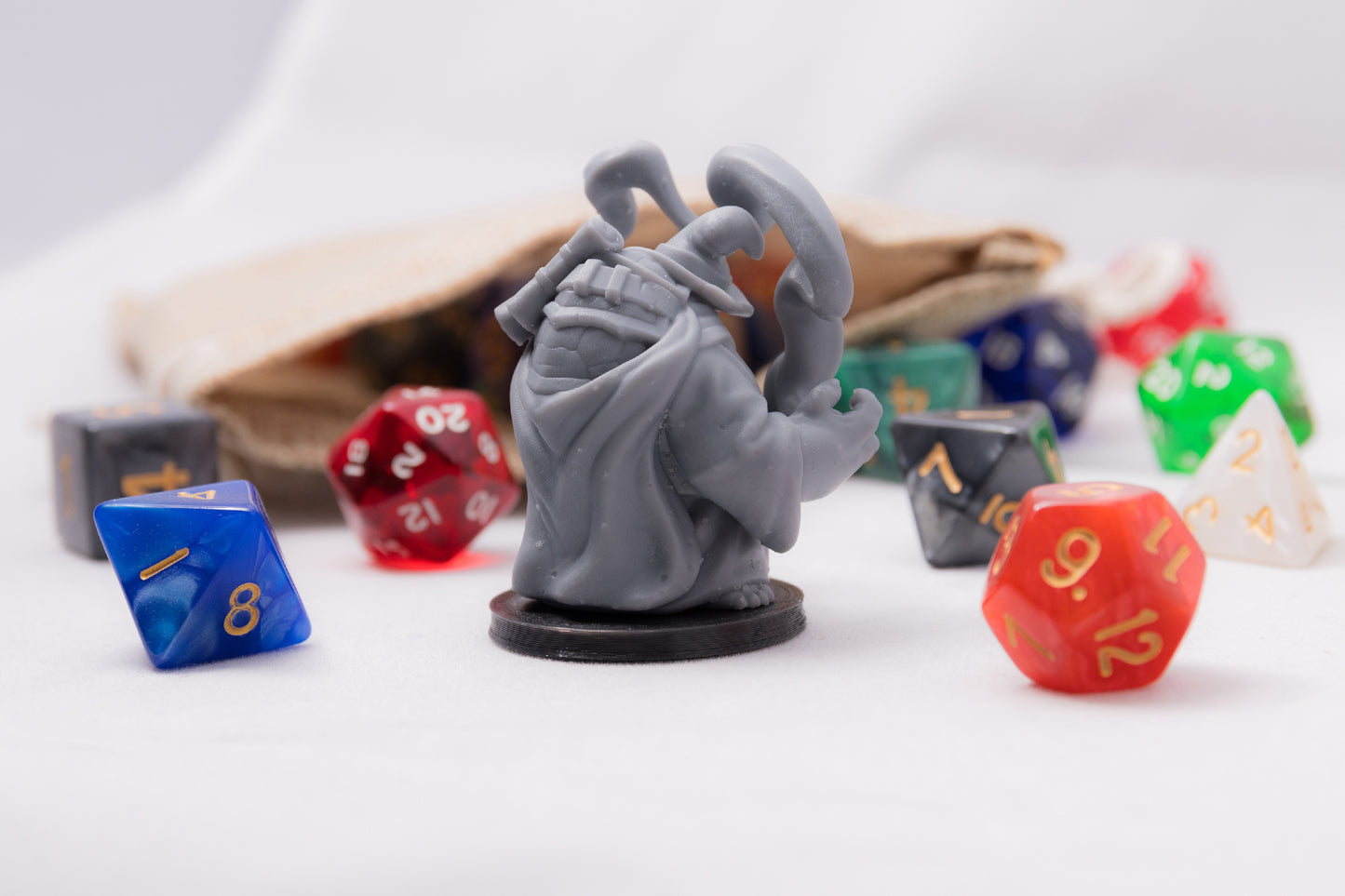 Tortle Sorcerer, 3D Printed Resin Miniature