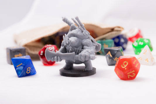 Tortle Blademaster, 3D Printed Resin Miniature