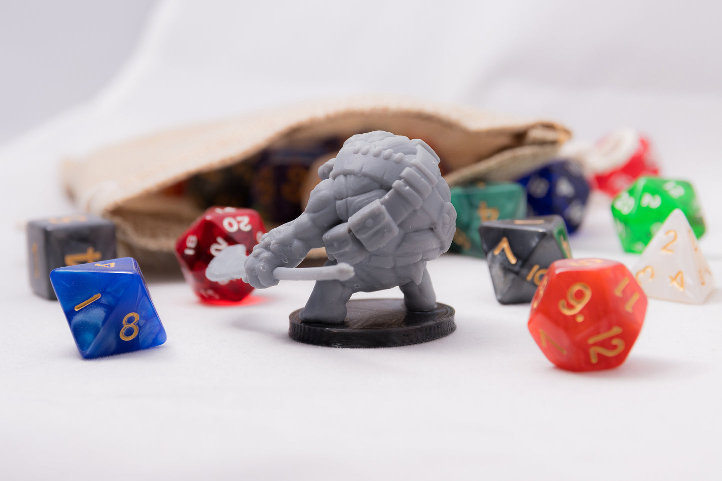Tortle Glaivemaster, 3D Printed Resin Miniature