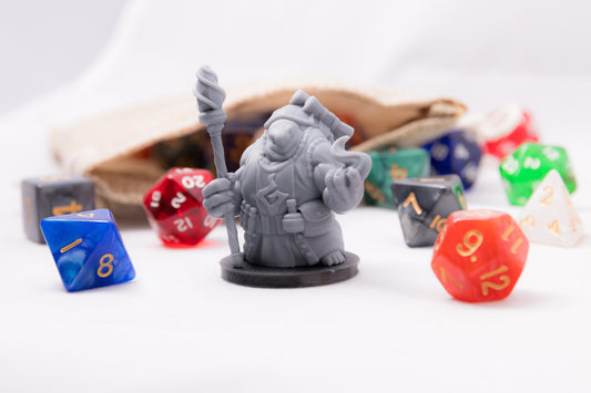 Tortle Sorcerer Variant, 3D Printed Resin Miniature
