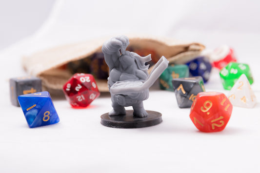 Tortle TMNT Michelanzadough, 3D Printed Resin Miniature