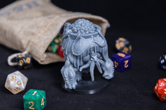 Ilithid Tortle, 3D Printed Resin Miniature