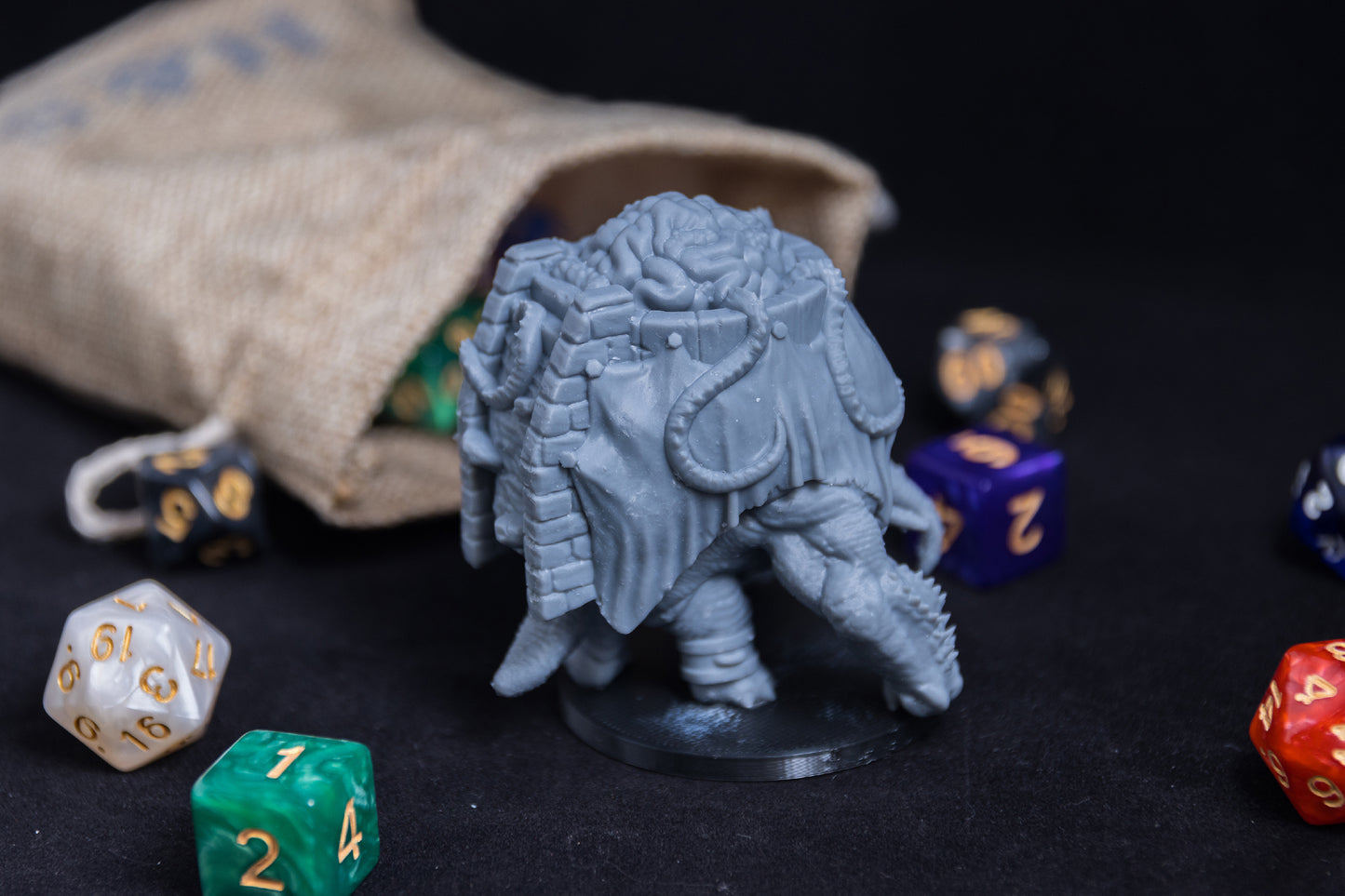 Ilithid Tortle, 3D Printed Resin Miniature
