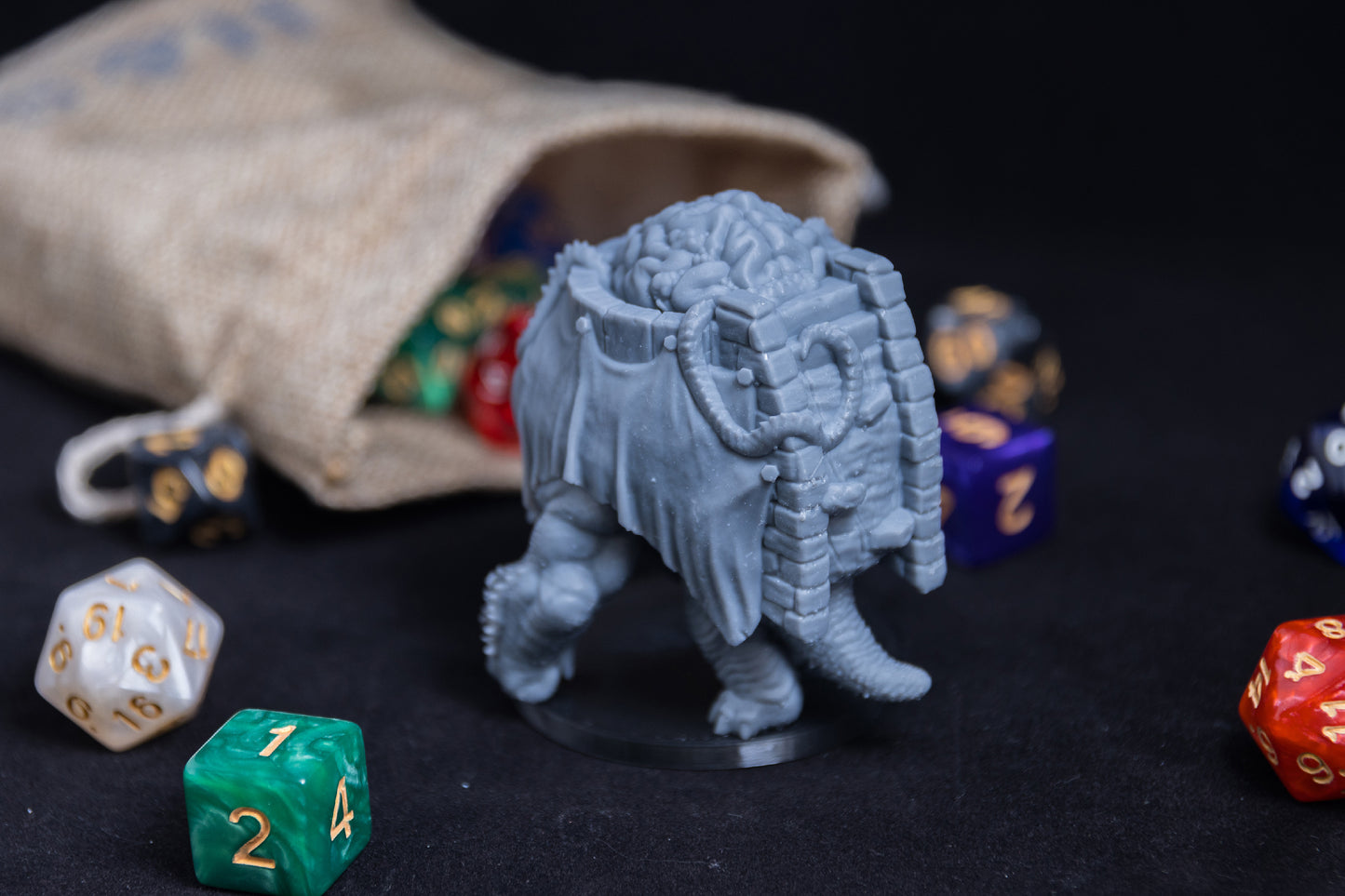 Ilithid Tortle, 3D Printed Resin Miniature