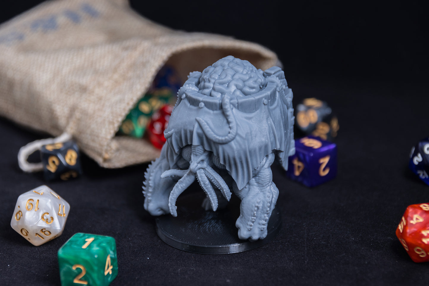 Ilithid Tortle, 3D Printed Resin Miniature