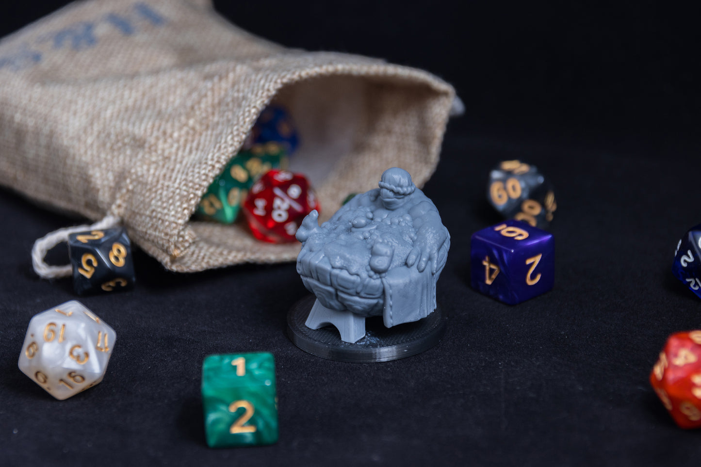 Relaxing Tortle, 3D Printed Resin Miniature