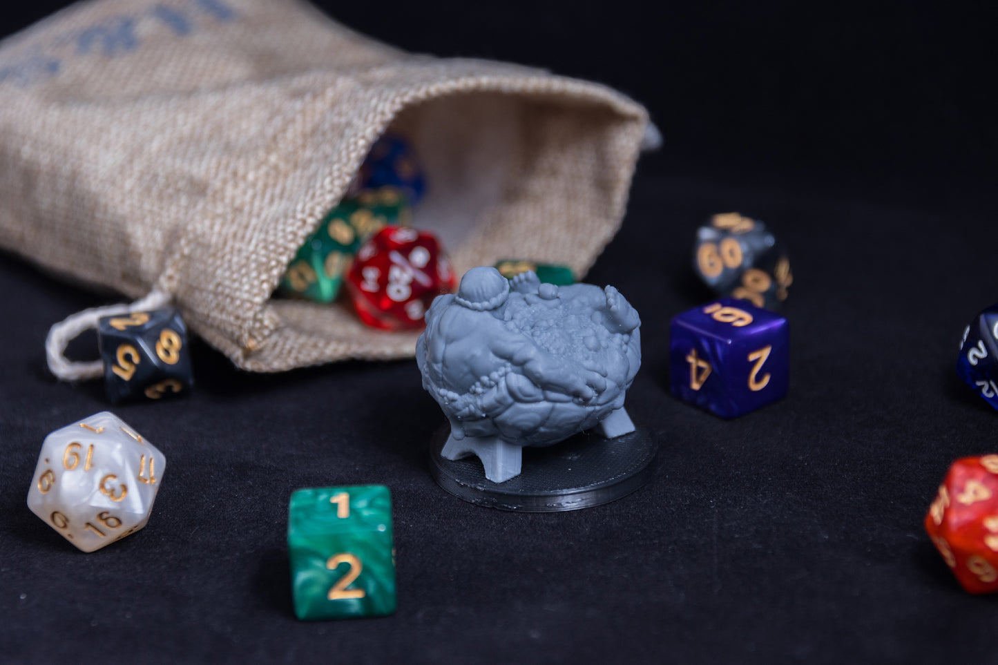 Relaxing Tortle, 3D Printed Resin Miniature