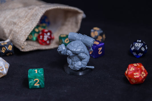 Tortle Artificer, 3D Printed Resin Miniature