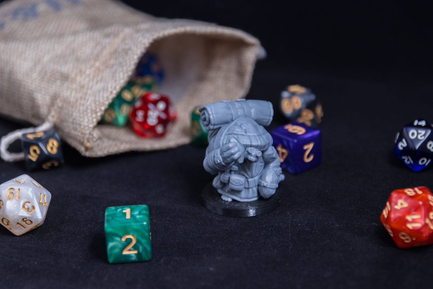Tortle Artificer, 3D Printed Resin Miniature