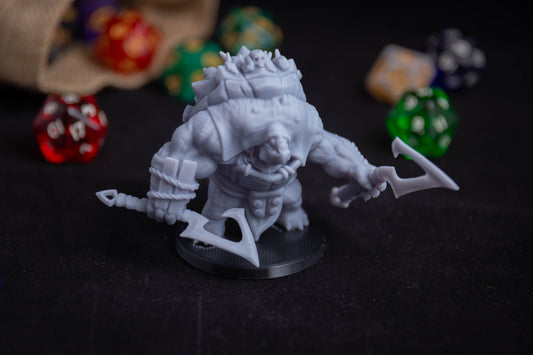 Tortle Warlord, 3D Printed Resin Miniature