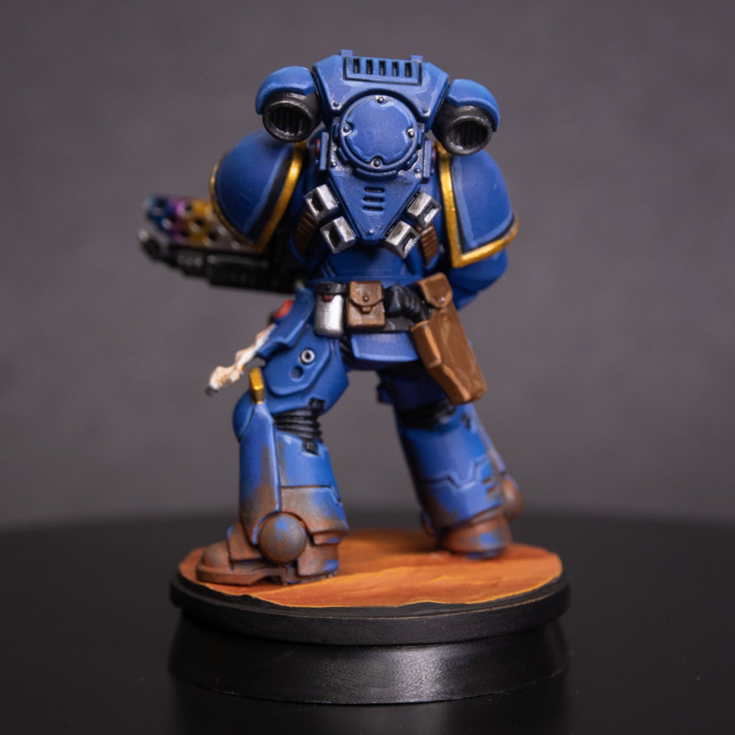 Infernus Marines ×5. Warhammer 40k, Painted Miniatures