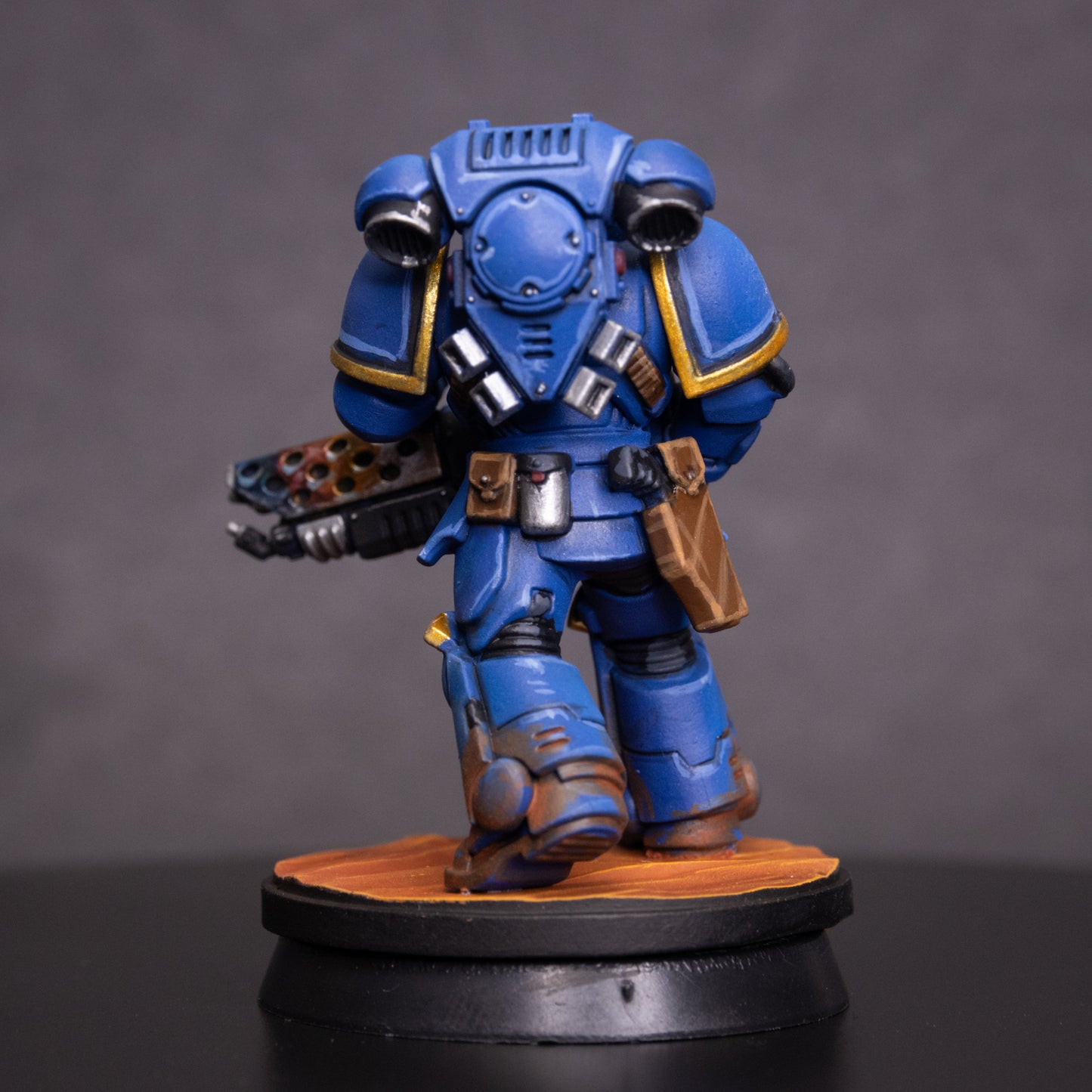 Infernus Marines ×5. Warhammer 40k, Painted Miniatures
