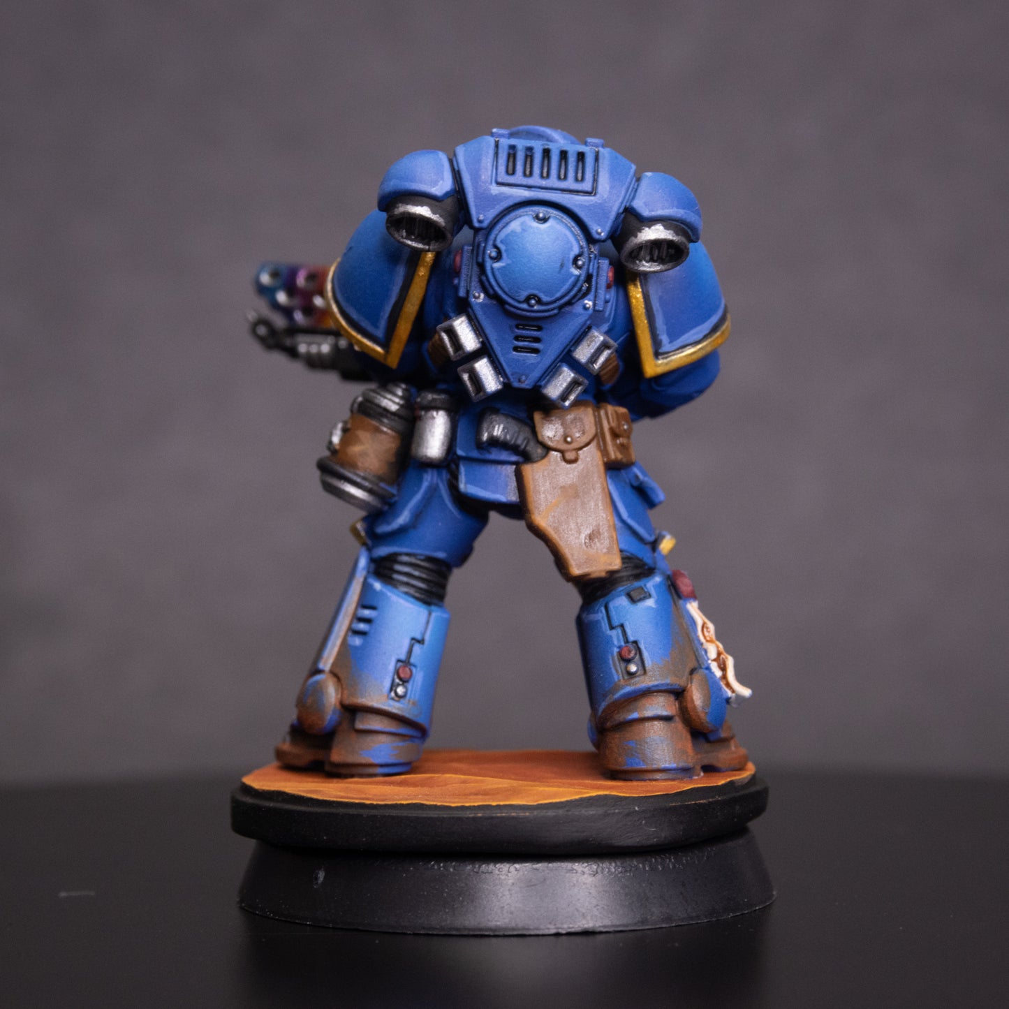 Infernus Marines ×5. Warhammer 40k, Painted Miniatures