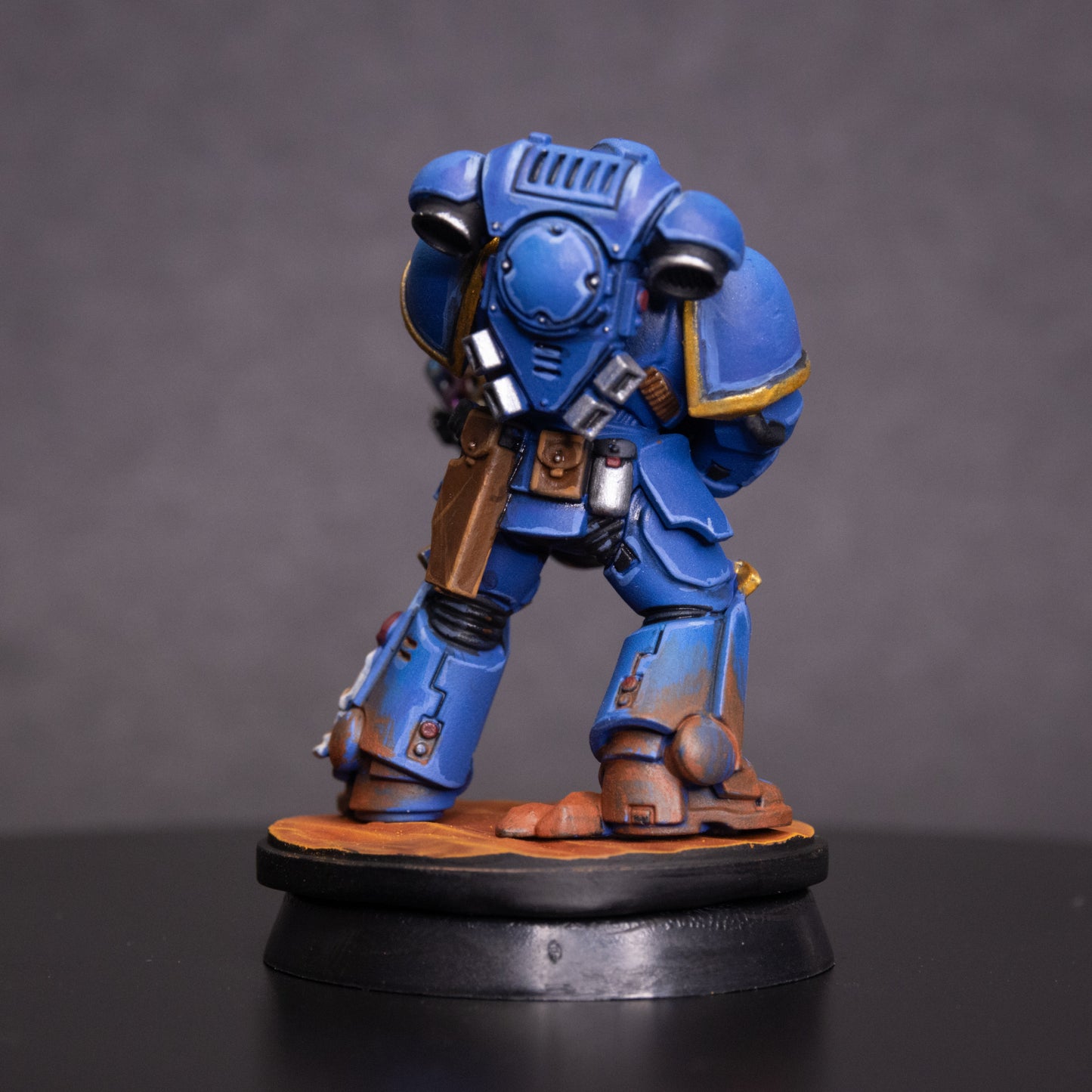 Infernus Marines ×5. Warhammer 40k, Painted Miniatures