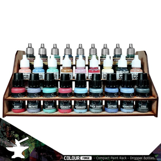 Colour Forge: Compact Paint Rack (Dropper Bottle)