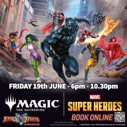 Epics 'N' Stuffs - Magic the Gathering: Super Heroes Pre-Release x 1